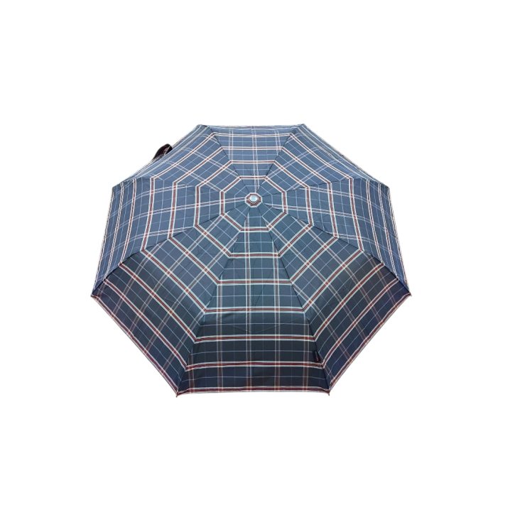 Knirps T200 medium duomatic check navy